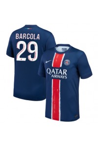 Paris Saint-Germain Bradley Barcola #29 Voetbaltruitje Thuis tenue 2024-25 Korte Mouw